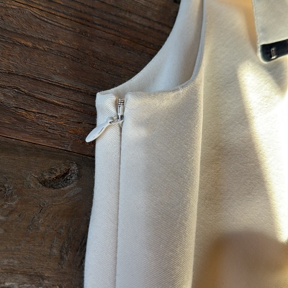 Alexander McQueen rayon l/wool blend drape top colorblock mini dress Size Small - Picture 14 of 16